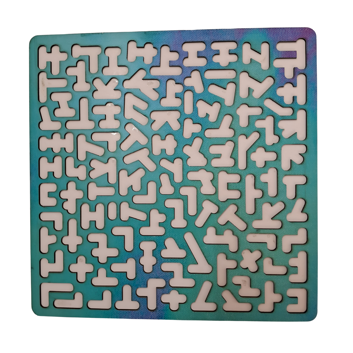 Fractal Blue Gradient Puzzle, 100 Pcs, Age 6+ Yrs