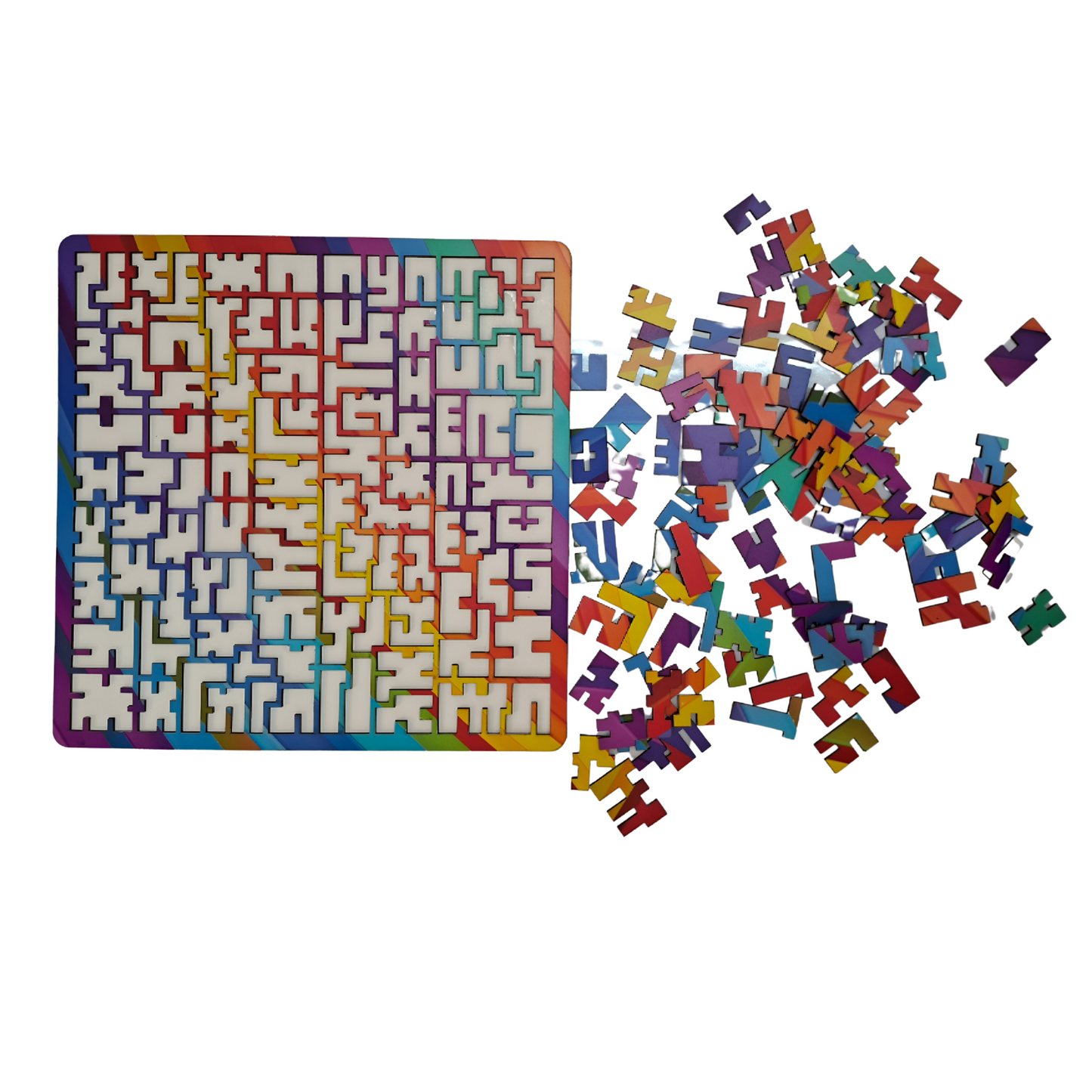 Fractal Rainbow Puzzle, 100 Pcs, Age 6+ Yrs (Copy)