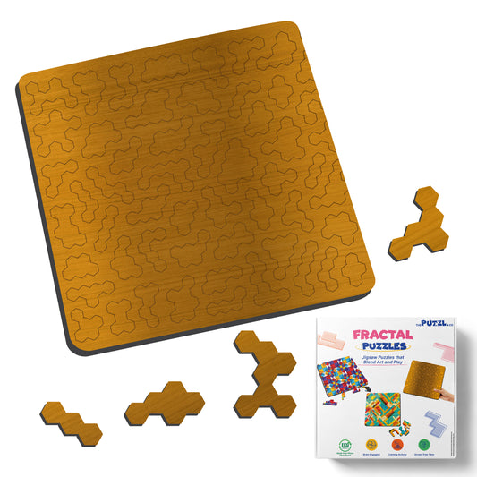 Fractal Honeycomb Puzzle, 40 Pcs, Age 5+ Yrs